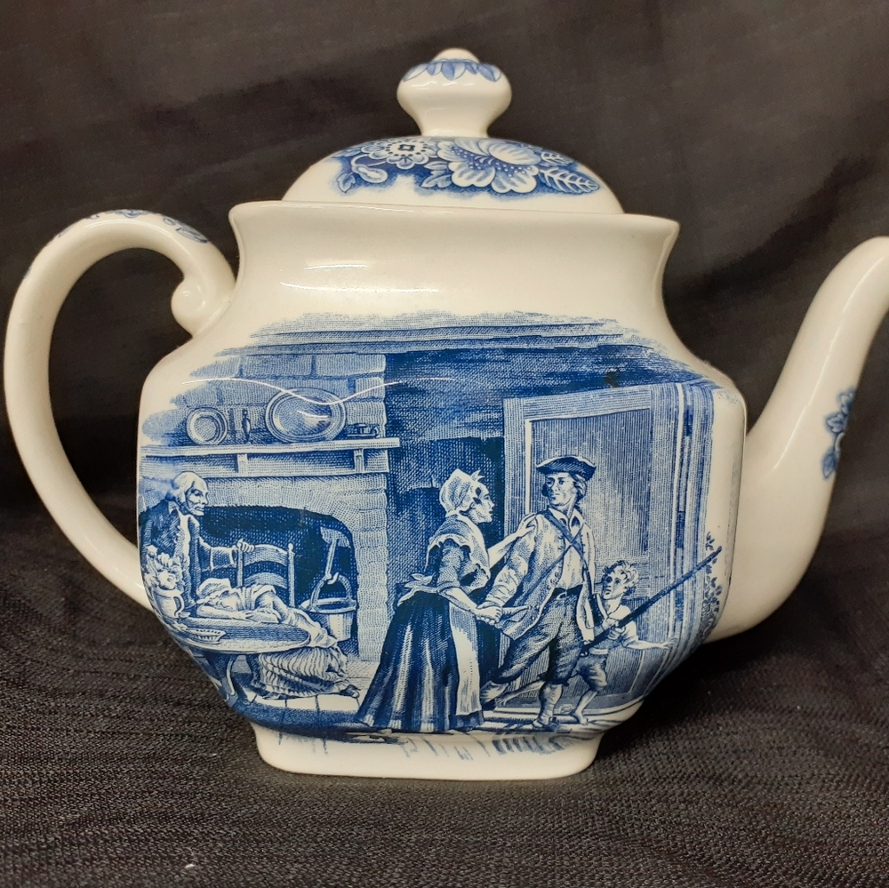 Liberty blue teapot